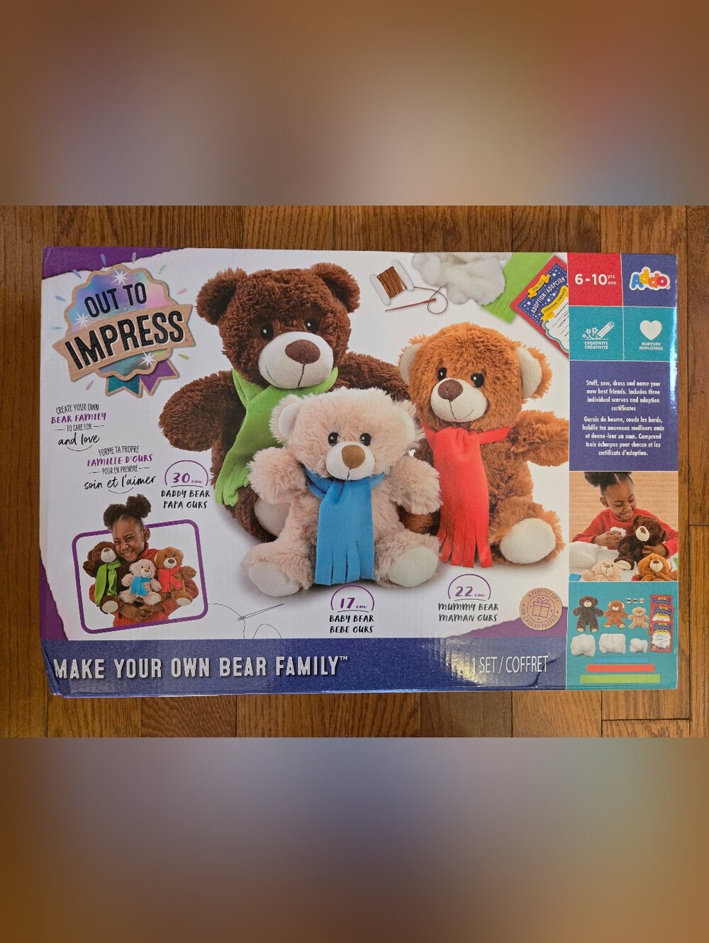 Out To Impress Make Your Own Bear Family Plush Set